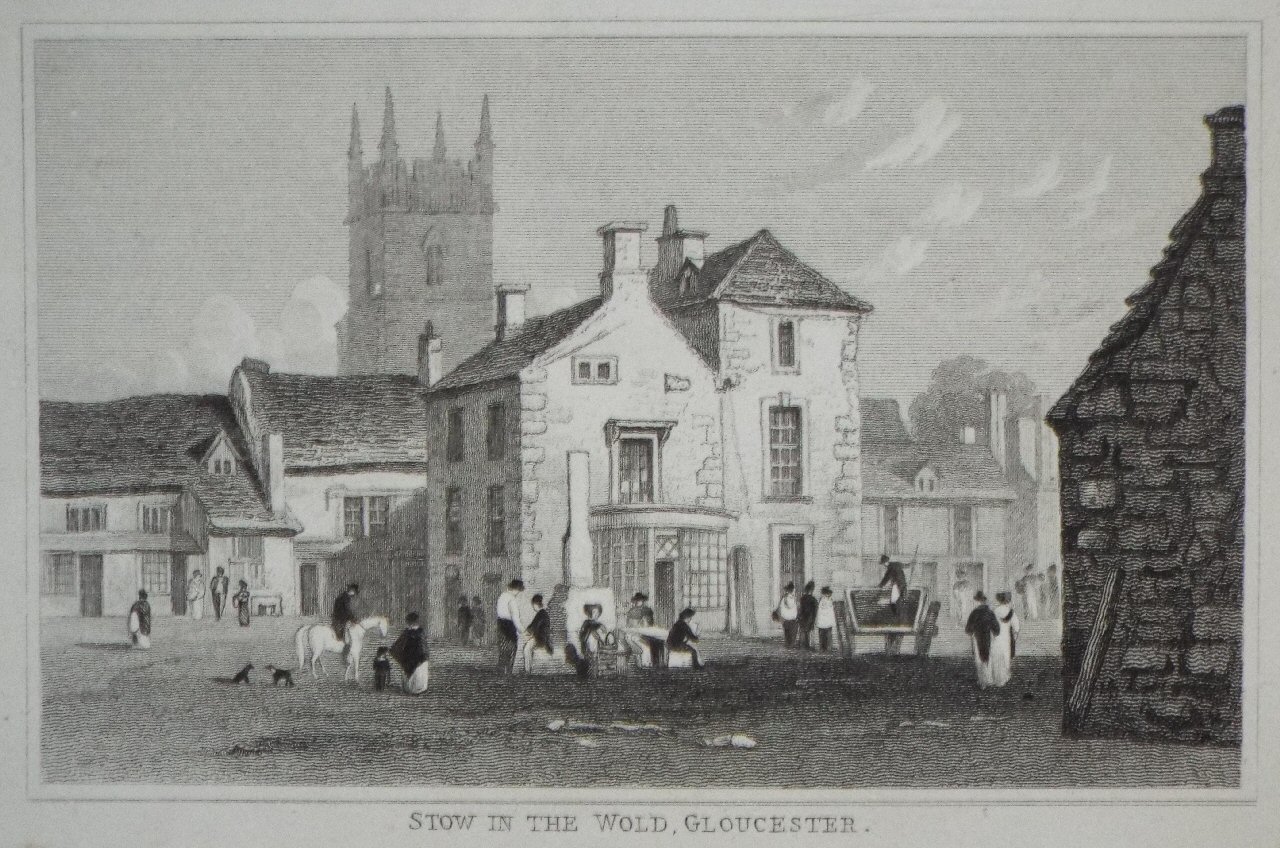 Print - Stow in the Wold, Gloucester.
